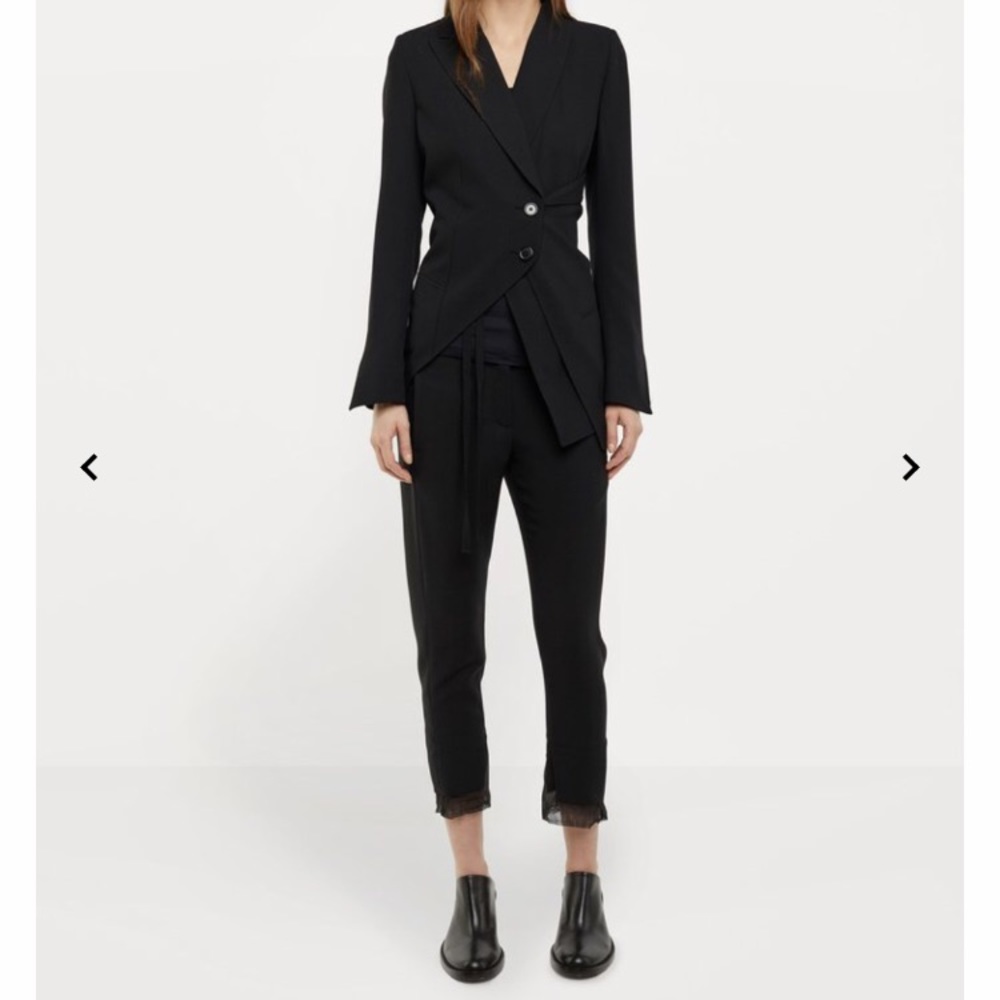 Ann Demeulemeester Black Blazer